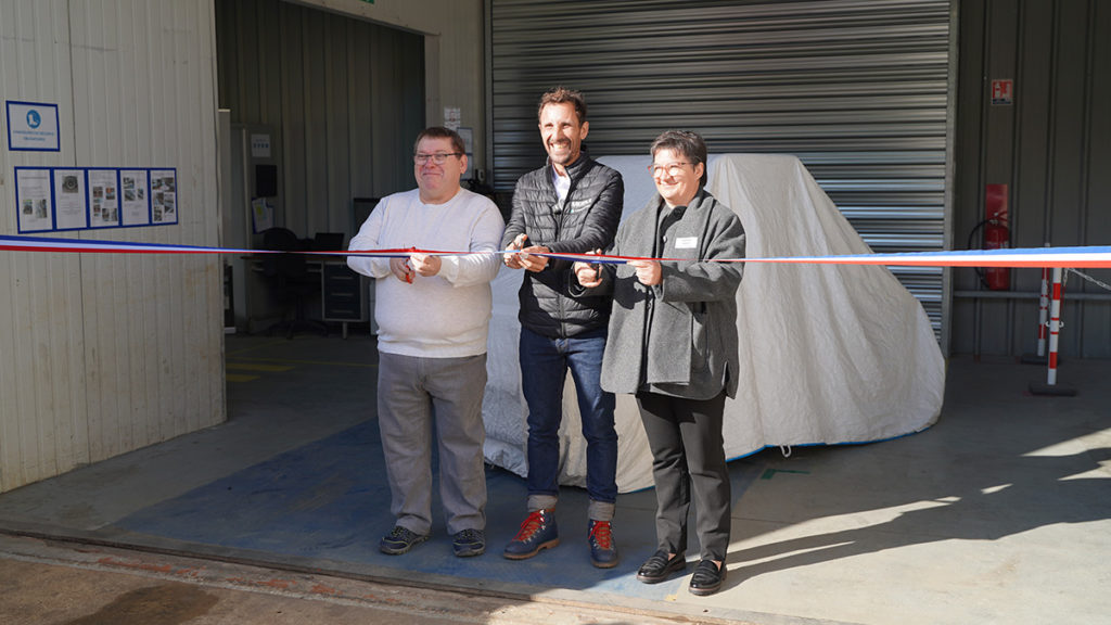 On inaugure (en grande pompe) notre atelier de production